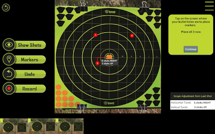 Bullseye Target Manager screenshot