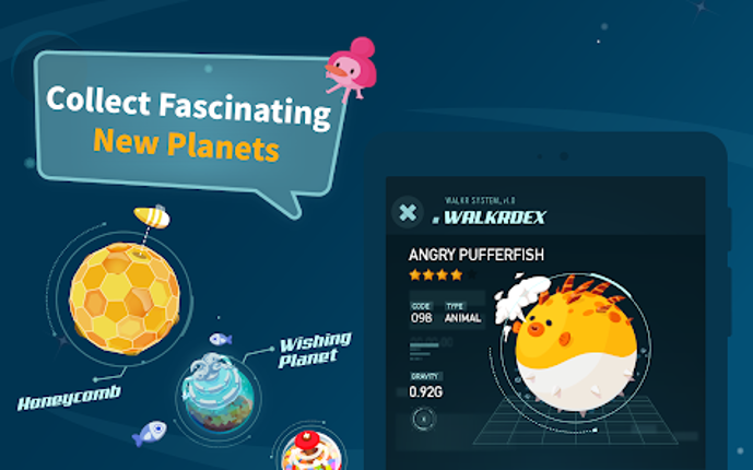 Walkr: Fitness Space Adventure screenshot