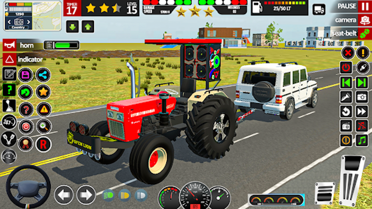 Indian Tractor Farming 3D Game screenshot