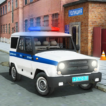 Русская полиция: машина ДПС Image