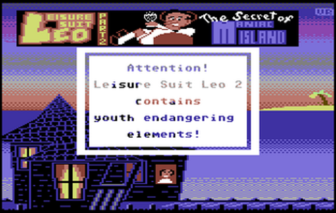 Leisure Suit Leo 2 - The Secret of Maniac Island (C64) screenshot