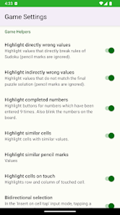 Open Sudoku screenshot