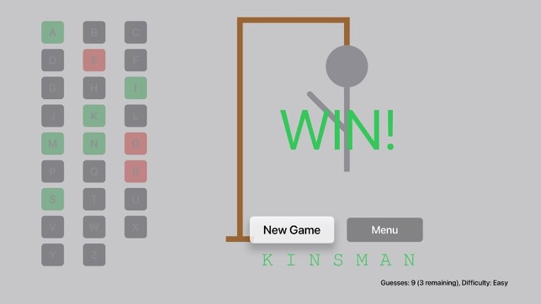 Hangman TV screenshot