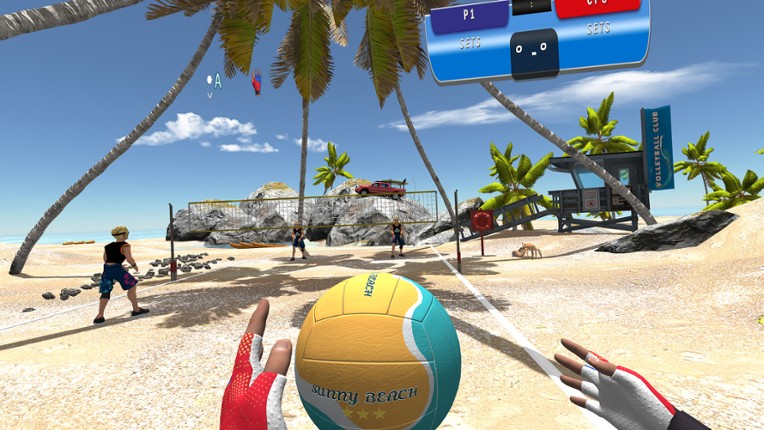 Highline Volleyball VR screenshot