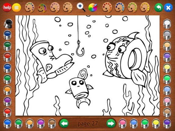 Silly Scenes Coloring Book Image