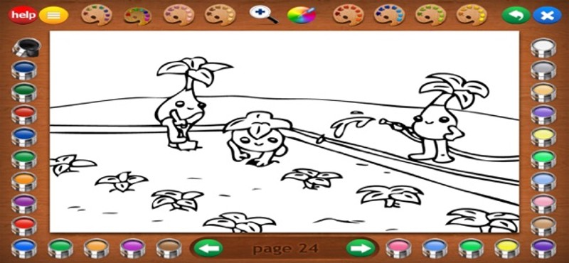 Silly Scenes Coloring Book Image