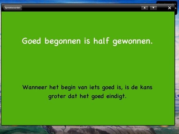 Spreekwoorden NL screenshot