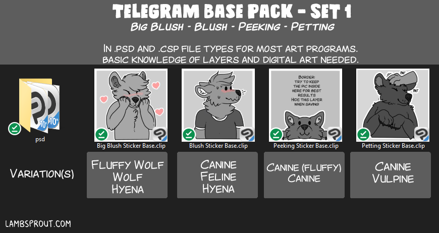 Games like Telegram Stick Base Set 1 (4 Stickers)