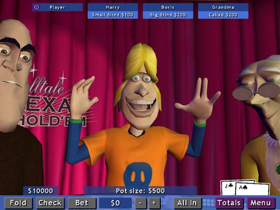 Telltale Texas Hold'em screenshot