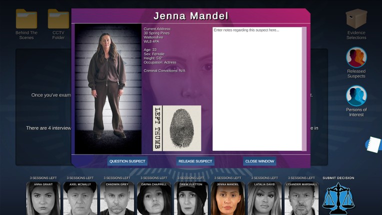 The Murder of Jessica Channing screenshot