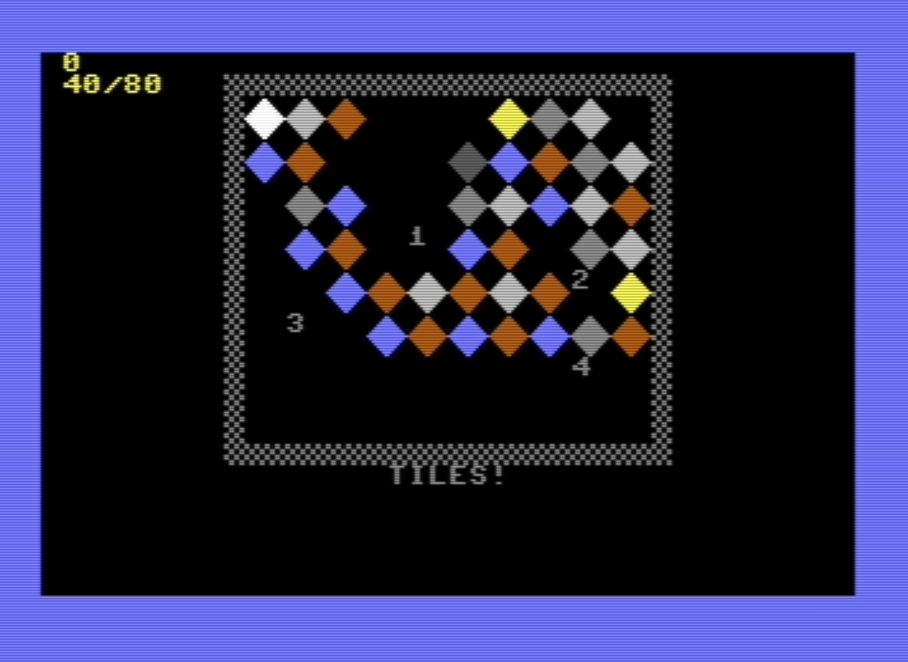 Games like Tiles (C64) by Josip Retro Bits