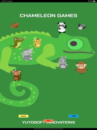 Chameleon Pattern Match Game screenshot