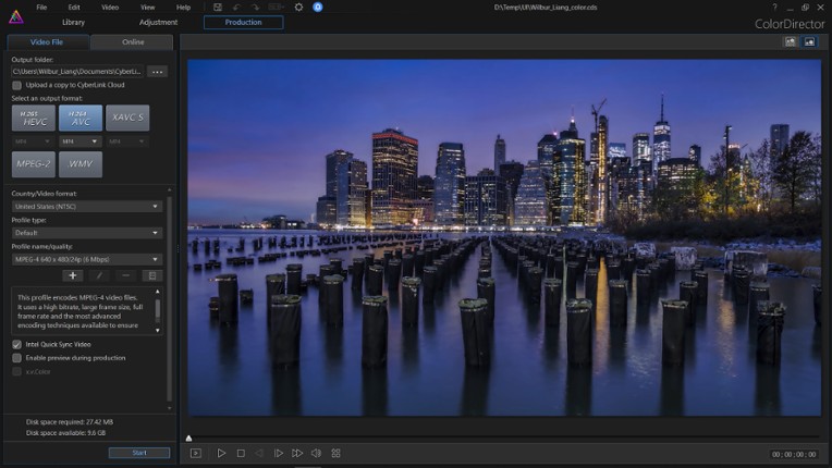 CyberLink ColorDirector 8 Ultra screenshot