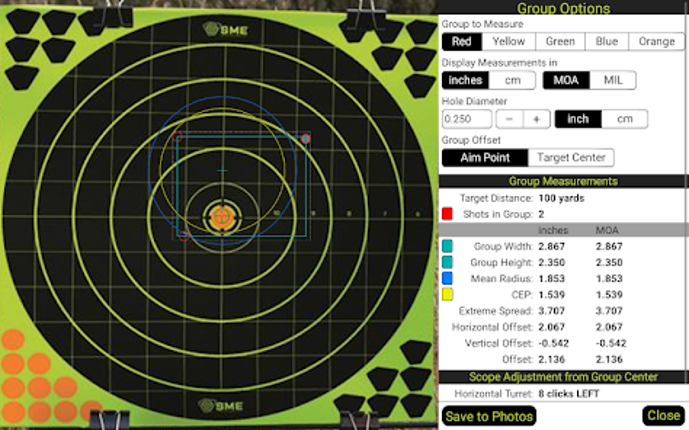 Bullseye Target Manager screenshot