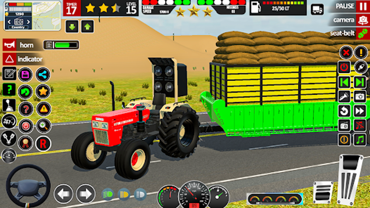 Indian Tractor Farming 3D Game screenshot