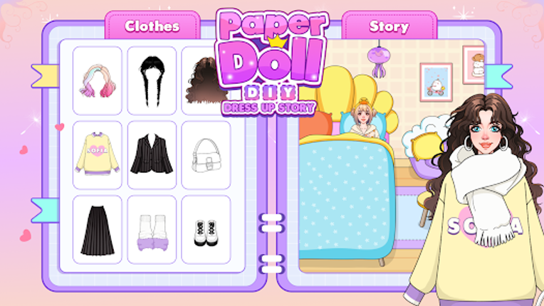 Paper Doll DIY: Dress Up Story screenshot