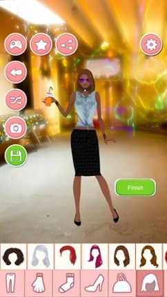 Party Dress Up Game For Girls: Fashion Makeover Image