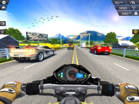 Racing In Moto Image