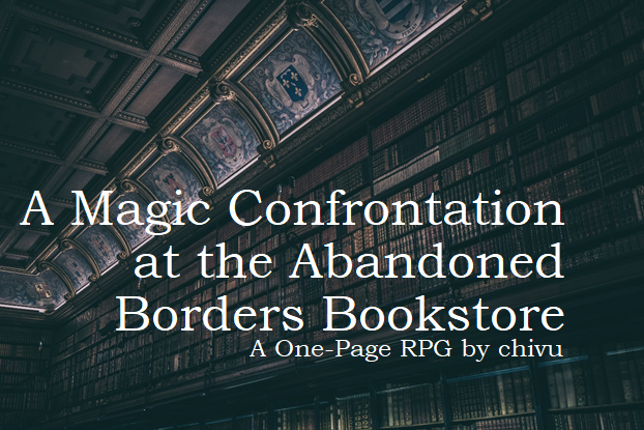 A Magic Confrontation at the Abandoned Borders Bookstore Image