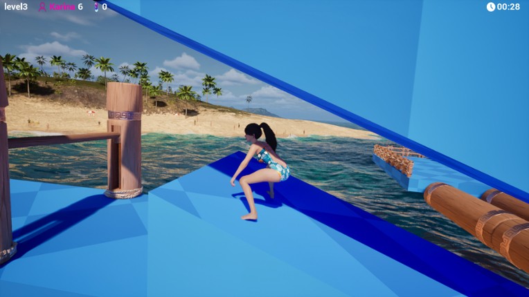 Beauty Girl Chronicles: Island Obstacle Challenge screenshot