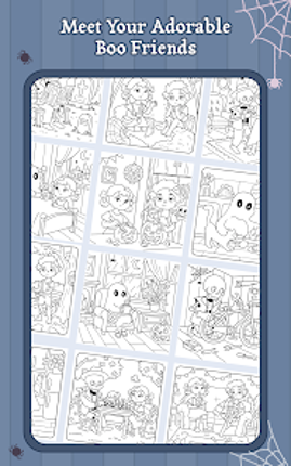 Boo Coloring Book: Cozy Horror screenshot