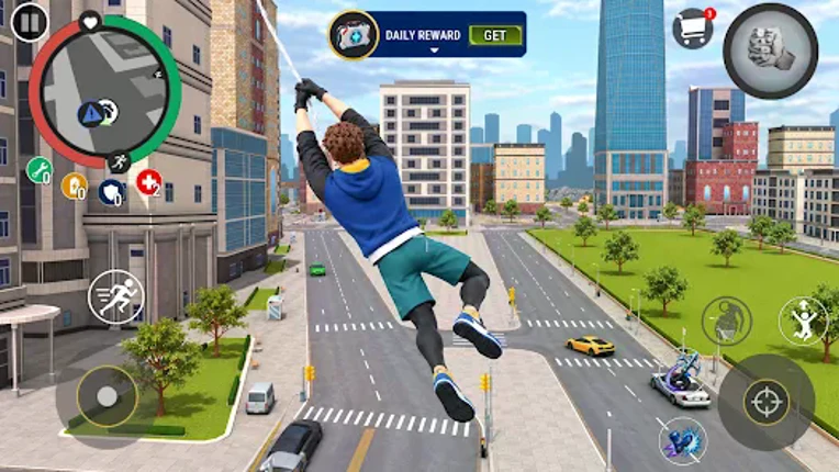 Flying Hero: Street Combat 3D screenshot