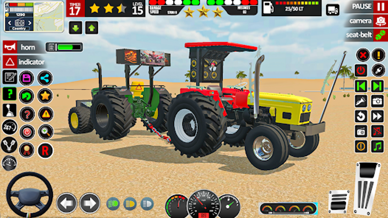 Indian Tractor Farming 3D Game screenshot