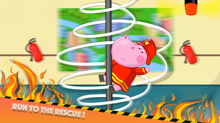 Fireman Hippo: City Hero screenshot