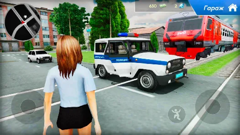 Русская полиция: машина ДПС screenshot