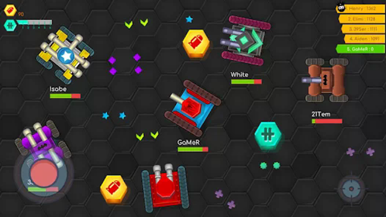 Battle.io Tank Battle Game screenshot