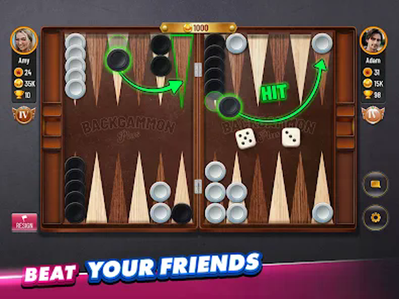 Backgammon Plus - Board Game Image