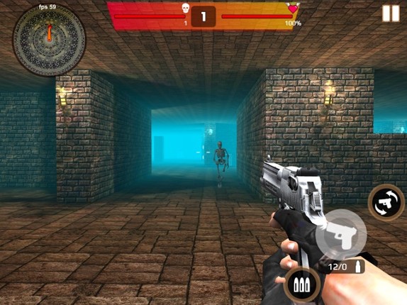 Gun War Skeletons: Shooting screenshot