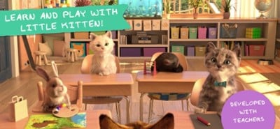 Little Kitten Friends &amp; School Image