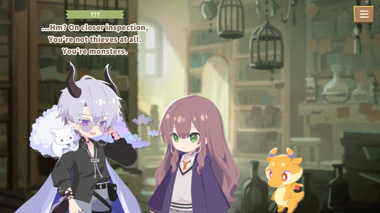 MONPIC -The Hatchling Meets a Girl- screenshot