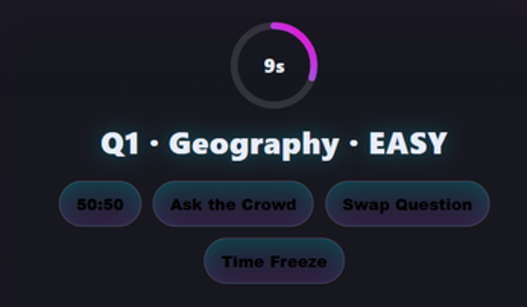 Neon Quiz Show: The Million Mind Image
