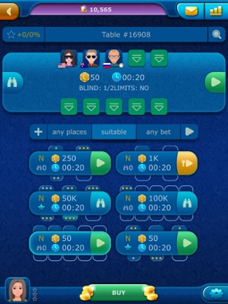 Online Poker LiveGames screenshot