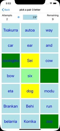 PickAPair Basque - English Image