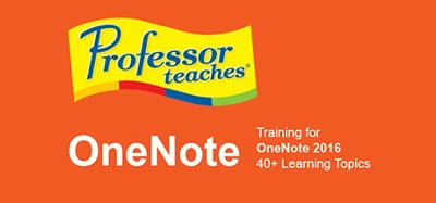 Professor Teaches OneNote 2016 Image