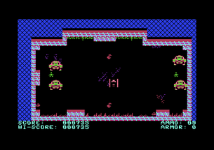 Tank in a Dungeon (C64) Image