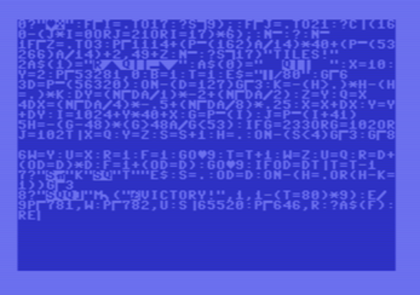 Tiles (C64) by Josip Retro Bits Image