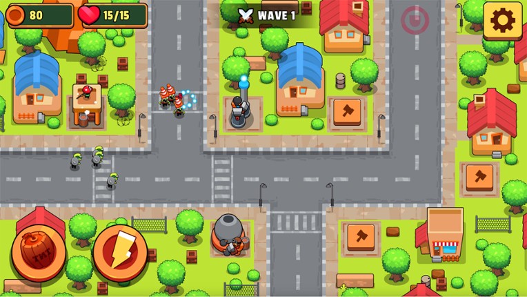 Zombie Tower Defense screenshot