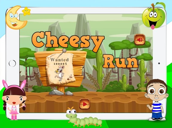 Cheesy Run - rat adventure free games for kids Image