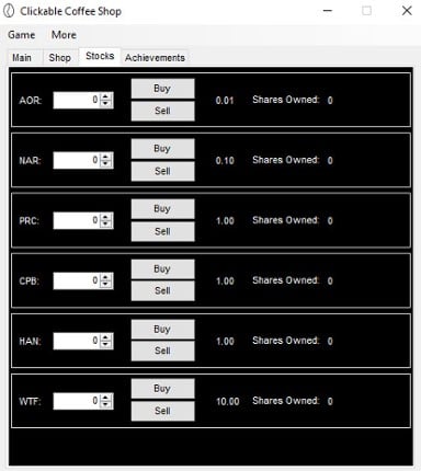 Clickable Coffee Shop screenshot