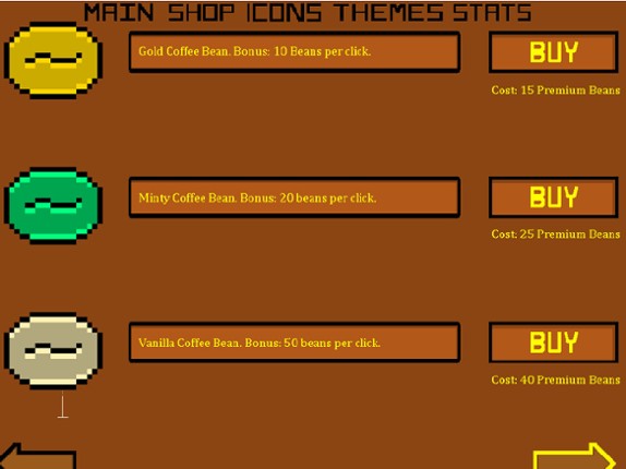 Clickable Coffee Shop screenshot