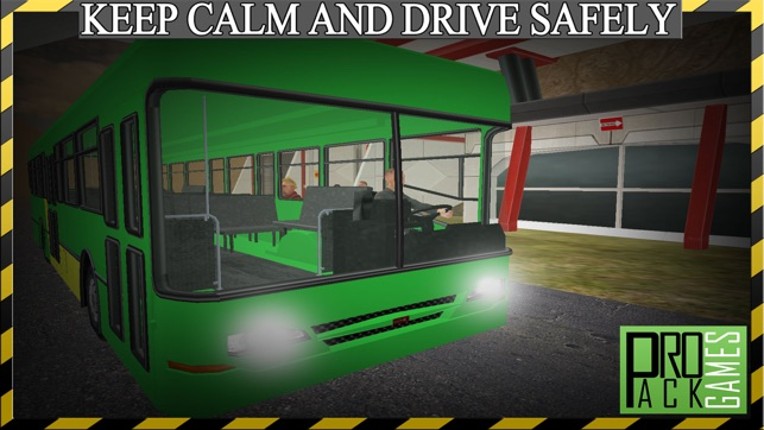 Dangerous Mountain &amp; Passenger Bus Driving Simulator cockpit view – Transport riders safely to the parking Image