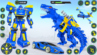 Dino Transform Robot Car Game Image