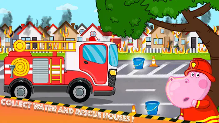 Fireman Hippo: City Hero screenshot