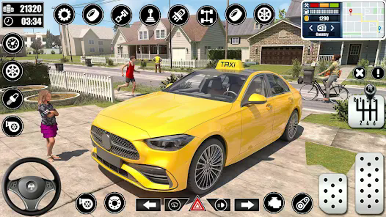 City Taxi Games Car Driving 3D screenshot