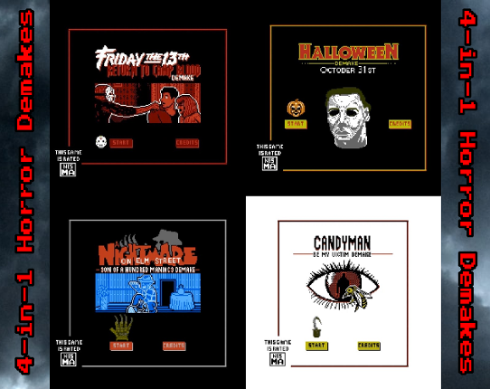 8-Bit Slasher 4-in-1 Horror Demakes Image