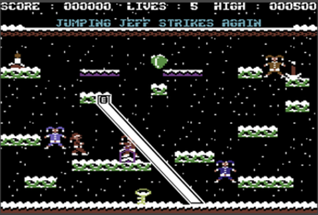 A China Miner Christmas (C64) screenshot